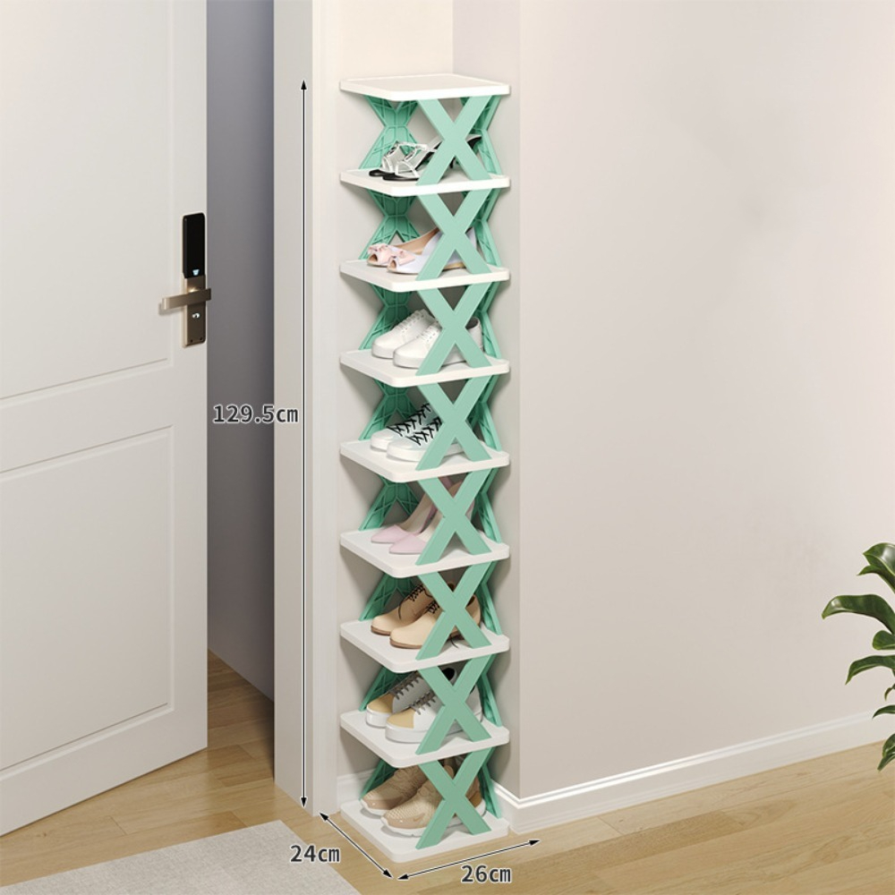Detchanble Rack Detachable Folding Shoe Racks X-Shaped Space Saving Shoes Storage ...
