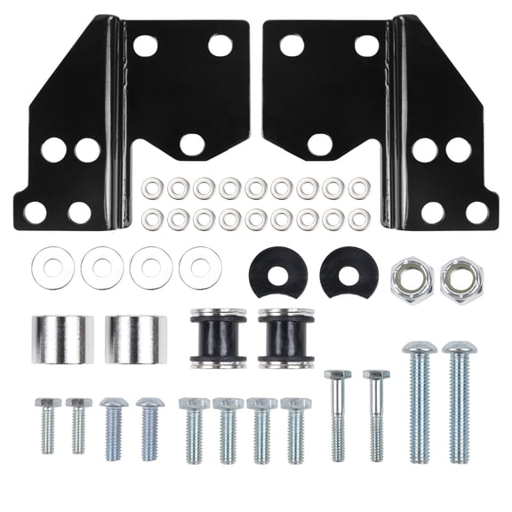 Detachable Front Docking Hardware Kit & Motorcycle Upper Fork Slide Covers Compatible with for Harley Touring CVO Models FL FLT FLHR 1997-2008
