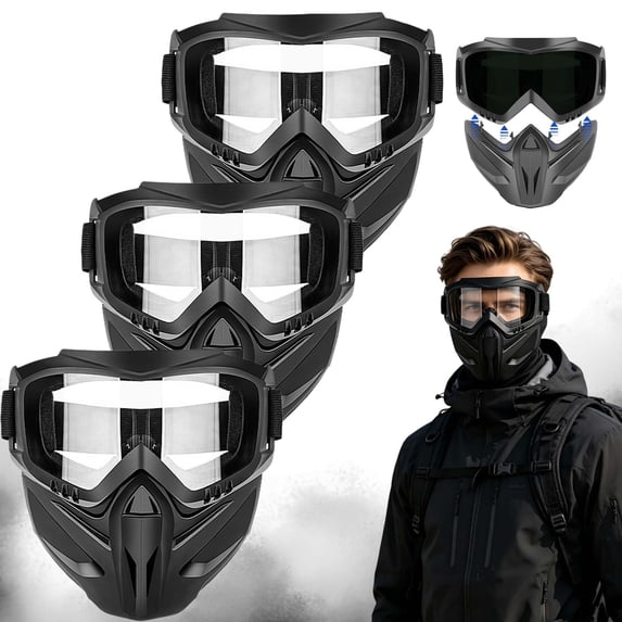 Clear Face Shield – Anti-Fog Lightweight Protection For Grinding, Mowing, Landscaping, Woodworking (Wire Mesh + PVC + PP)