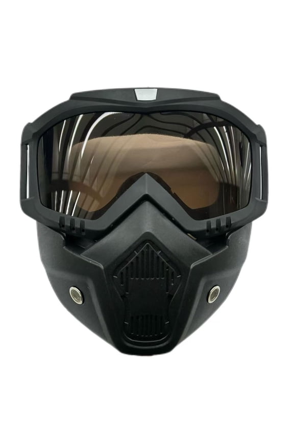 Detachable Full Face Goggle Mask, Anti-Fog Windproof Face Protection Shield for Motorcycle Riding and Outdoor Use