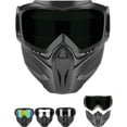 Detachable Full Face Goggle Mask,Suitable for Mowing, Welding and ...