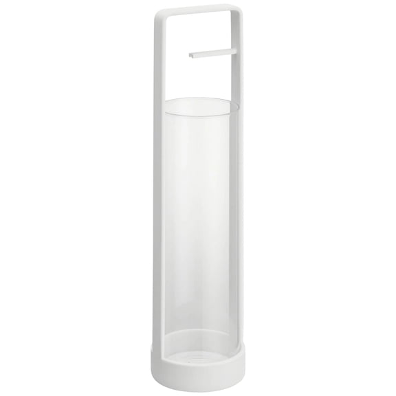 Detachable Glass Incense Holder for Sticks, Anti-Ash Flying Incense Burner with Ash Collector, White Modern Minimalist Aromatherapy Stand, Stable Base for Yoga Meditation