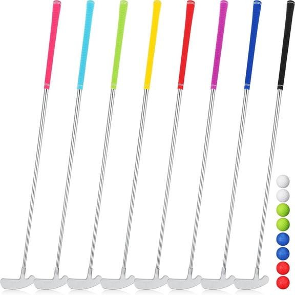 Detachable Grip Two-Way Golf Putter for Adults and Juniors, Right or Left Handed, Includes Golf Balls, 35 Inch Golf Club Set