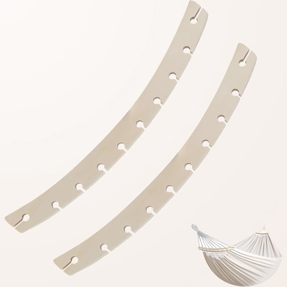 Detachable Hammock Spreader Bars, Wooden Hammock Bars for Outdoor Hanging Hammocks, No Tools Need, Provides Flatter Surface, Durable Portable Replacement Crossbars