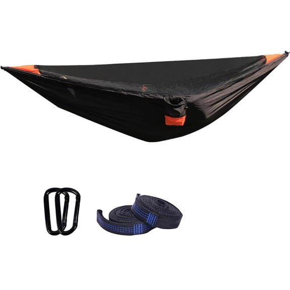 Detachable Hammock with Automatic Quick Opening Mosquito Net, Portable Camping Hammock with Insect Protection, Easy Setup Hammock