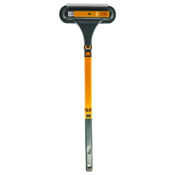 Detachable Handle Window Screen Cleaner, 2-in-1 Squeegee and Scrubber for Mesh Screens and Glass Surfaces