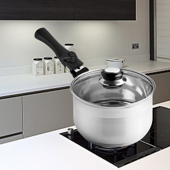 Detachable Heat-Resistant Pan Handle, Removable Cookware Grip for Pots and Skillets, Hard Alumina Construction
