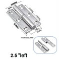 thumbnail image 1 of Detachable Hinge, Small Slip Joint Flag Hinges, Lift Off Detachable Door Hinges, 304 Stainless Steel, 1 of 7