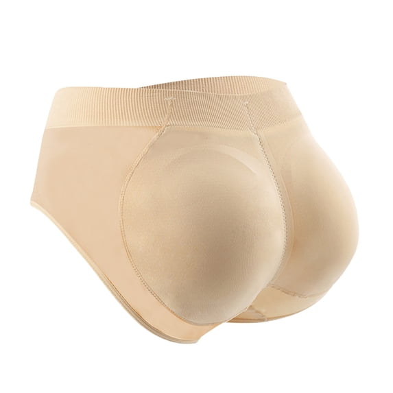 Detachable Hip Pad Peach Hip Panties for Women Beige XL
