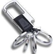 Keychain with 4 Detachable Key Rings, Bottle Opener Key chain for Car Keys, Perfect Gift for Men