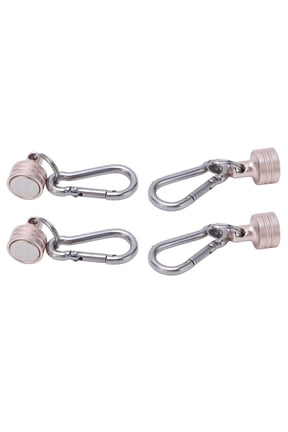 Detachable Keychain Quick Release Keychain MagConnect 2KG Release Detachable Pull Apart Keychain Secure Key Attachment To Bag Easy Access To Keys Silver Pink