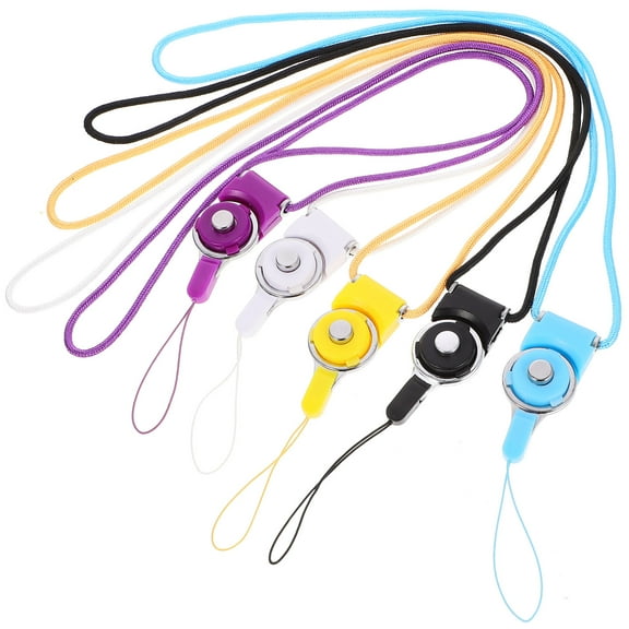 Detachable Lanyard Mobile Phone Neck Cell Necklace Strap Lanyards Hanging Universal 5 PCS