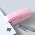 thumbnail image 1 of Detachable Macaron Colored Stapler, Labor-Saving Multifunctional Stationery for Office or Student Use, Holds 10-15 Sheets, 24/6 Needle Type, Compact Design, 1 of 6