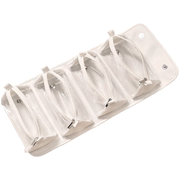 Detachable Makeup Bag, 4-in-1 Waterproof Travel Makeup Case Toiletry Bag for Women, Travel Handbag Handheld Cosmetic Bag Wash Bag