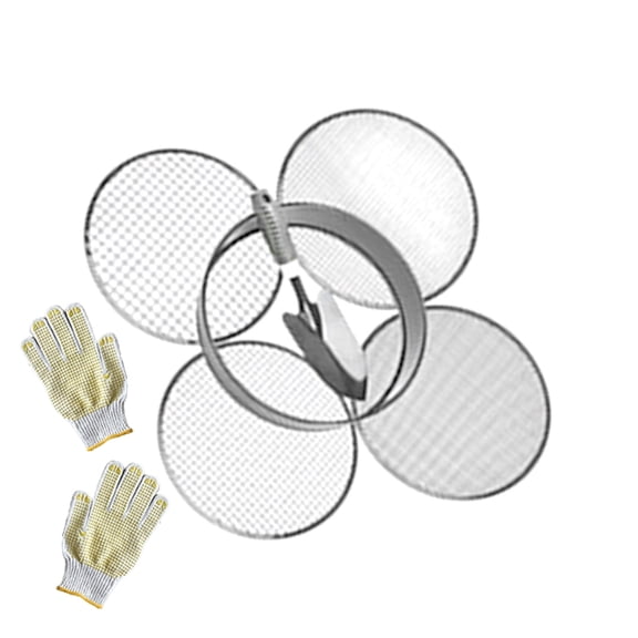 Detachable Meshing Screen Soil Sifter Soil Sifter Stainless Steel Riddle Sieve Set For Home Garden Planting Project