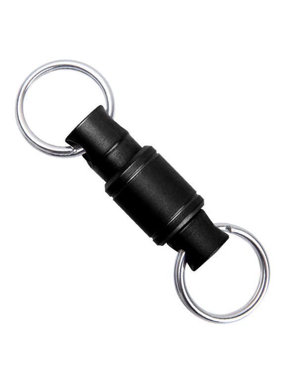 Detachable Metal Keyring 360 Swivels Design Rustproof Finish For Convenient Key Separation
