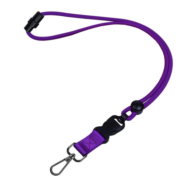 Detachable Metal Lanyard with Safety Breakaway Buckle For Phone cards Durability Polyester Strap For School Use