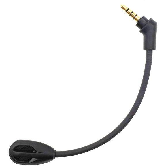Detachable Microphone Mic Fits for Kingston Cloud Flight/Flight S for PS4 PS4 Pro Computer PC Gaming Headsets Noise Cancelling Replacement Mic 3.5mm Jack