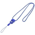 thumbnail image 1 of Detachable Nylon Neck Strap Lanyard Rope Wrist Straps for Phone ID Card 1pc Blue, 1 of 2