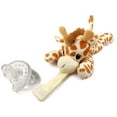 thumbnail image 1 of Detachable Pacifier Holder – Silicone Pacifier with Stuffed Animal – Removeable Baby Pacifier Holder for Cuddling with Comfort, (Giraffe), 1 of 7