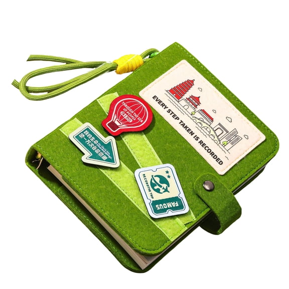 Detachable Paper Scrapbook Notepads Logbooks Notebook For Vacation And Souvenirs Stamps Collection Travel Diary