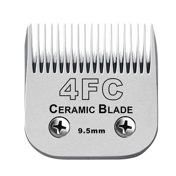Detachable Pet Clipper Blades,Compatible with Most Andis,Oster A5,Wahl KM Series Clipper,Made of Ceramic Blade & Stainless Steel Blade