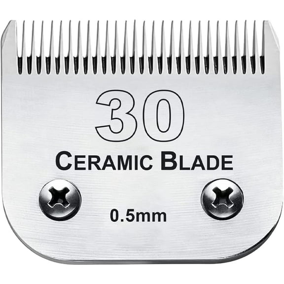 Detachable Pet Dog Clipper Blades, Compatible with Andis,Most Oster A5, Wahl KM Series Clippers,Made of Ceramic Blade & Stainless Steel Blade