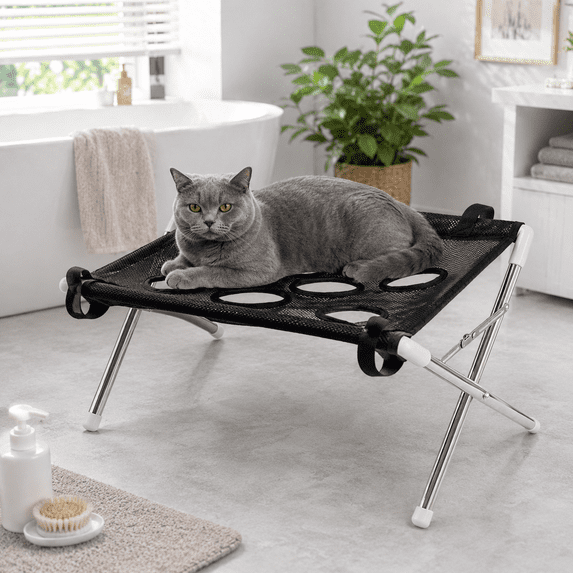 Detachable Pet Grooming Bed, Defend Scratch and Defend Bark Small Dog Hammocks, Pet Bathing Rack Suitable for Pet Nail Trimming Bathing and Hair Trimming