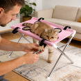 thumbnail image 1 of Detachable Pet Grooming Bed, Defend Scratch and Defend Bark Small Dog Hammocks, Pet Bathing Rack Suitable for Pet Nail Trimming Bathing and Hair Trimming, 1 of 7