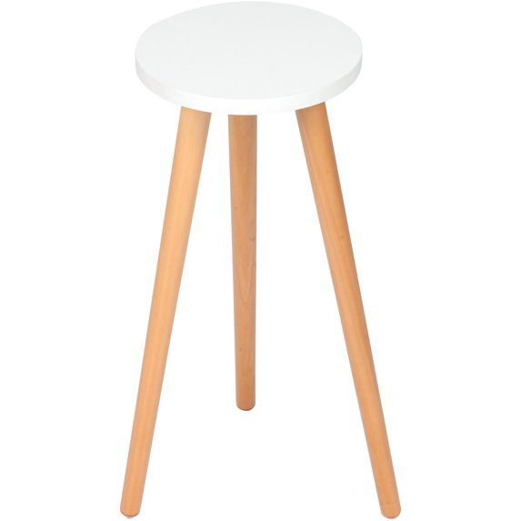 Detachable Plant Pot Stand Wood Flower Pot Tall Stand Round Plant Pot Stand