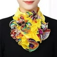 thumbnail image 1 of Detachable Removable Silk Scarf Clothes Accessories Lapel Top Neck Warmer Blouse Detachable Collar False Collar Decorative Blouse Shawl Shirt Fake Collar 6, 1 of 7