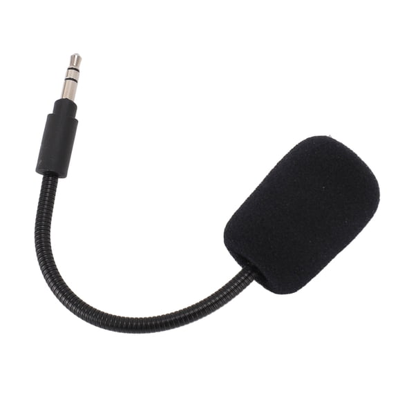 Detachable Replacement Gaming Microphone for Logitech G233 G433 GRPO Headsets - 3.5mm Plug, Omni-Directional, Black