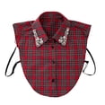 thumbnail image 1 of Detachable Rhinestone Collar for Women, Stylish Faux Collar for Layering, Versatile Fake Dickie for Blouses and Casual Looks, Ideal for Holiday Events and Gatherings, 1 of 6