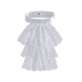 thumbnail image 1 of Detachable Ruffled Jabot Collar Multilayered Lace Collar for Colonial Outfit Costume Neck Collar, 1 of 6