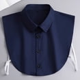 thumbnail image 1 of Detachable Shirt Collar for Women, Collar Blouse Insert with Rhinestones for Party Office Holiday Outs(5#Navy), 1 of 5