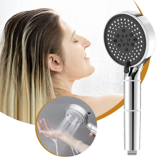 Detachable Showerhead, Filtered Shower Head,5 Spray Powerful Mode Pressure Increase, Universal Shower Head, Hard Water Shower Head with Filters for Hair and Skin