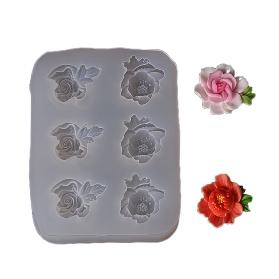 Detachable Silicone Flower Mold For Baking Floral Design Template for Resin Art & Sugar Craft