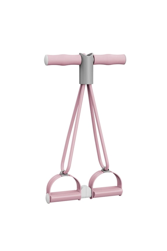 Detachable Sit-Up Assist Resistance Bands for Core Workout, Portable Leg Strap with Non-Slip Pedals, Adjustable Tension for Total Body Training at Home, Travel, or Office