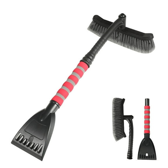 Detachable Snow Removal Shovel Car Snow Brush with Ice Scraper, Multifunctional Auto Snow Remover Tool for Vehicle Windshield Windows Home Use, Winter Weather Emergency Kit Accessory