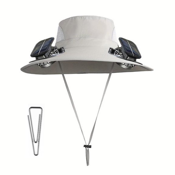 Detachable Square Solar-Powered Fan Hat With USB Charging – Portable Outdoor Cooling Cap for Hiking, Camping & Travel