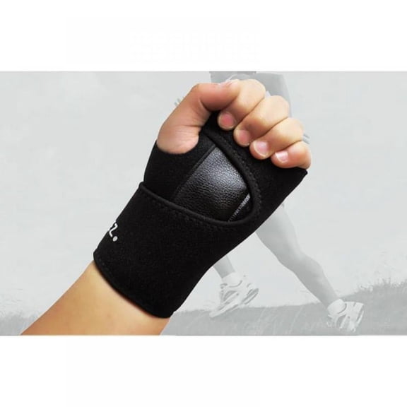 Detachable Steel Splint Wrist Sprain Support Sports Brace Protector With Steel Plate Outdoor Left