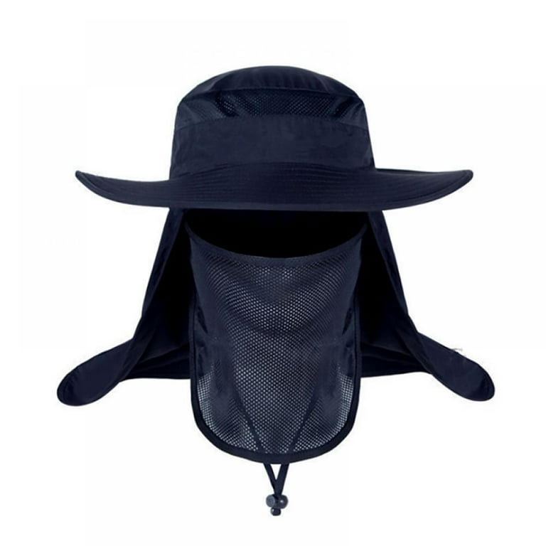 Detachable Sun Hats Hat Neck Cover Ear Flap UV Sun Protection Fishing Cap  Summer