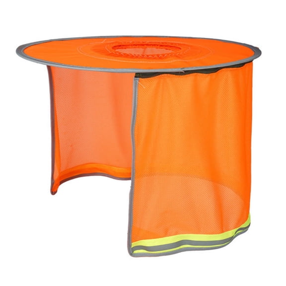 Detachable Sun Visors For Safety Helmets Breathable Fabric Design Quick Release Zippers Outdoor Hard Hat Sun Shade