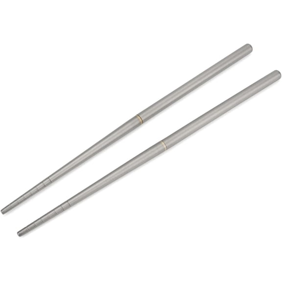 Detachable Titanium Chopsticks 7.5 in - Reusable, Lightweight & Portable Chopsticks Set, Dishwasher Safe Kitchen Utensils, Ideal Gift for Japanese, Korean, Chinese Adults & Men