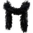 thumbnail image 1 of Detachable Tulle Boa Shawl, Black Bridal Ruffle Cape, 11.81x78.74inch, 1 of 6