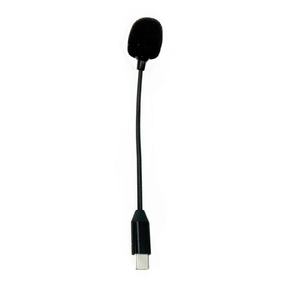 Detachable Type C Microphones Boom for Online Meetings and Music Recording