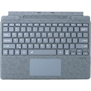 Detachable Type Cover for Microsoft Surface Pro Copilot+ 11th Edition, Pro 11,10,9,8, Pro X 13 inch, Touchpad, Pen Holder,Ice Blue