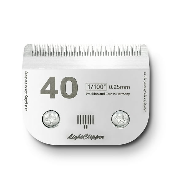 Detachable Ultra Edge Dog Clipper Blade - Constructed of Carbonized Steel, Resists Heat and Rust with Long-Lasting Sharp Edges - A5 Series (FC-40: 1/100" (0.25mm))