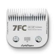 Detachable Ultra Edge Dog Grooming Clipper Replacement Blade - Constructed of Carbonized Steel, Resists Heat and Rust with Long-Lasting Sharp Edges - A5 Series (7FC: 1/8" (3.2MM))