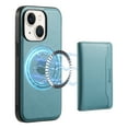 thumbnail image 1 of Detachable Wallet Card Case For iPhone 15 Wallet Case Credit Card Holder, Premium Leather Kickstand Flip Hidden Magnetic Clasp Durable Shockproof Protective For iPhone 15, Blue, 1 of 11